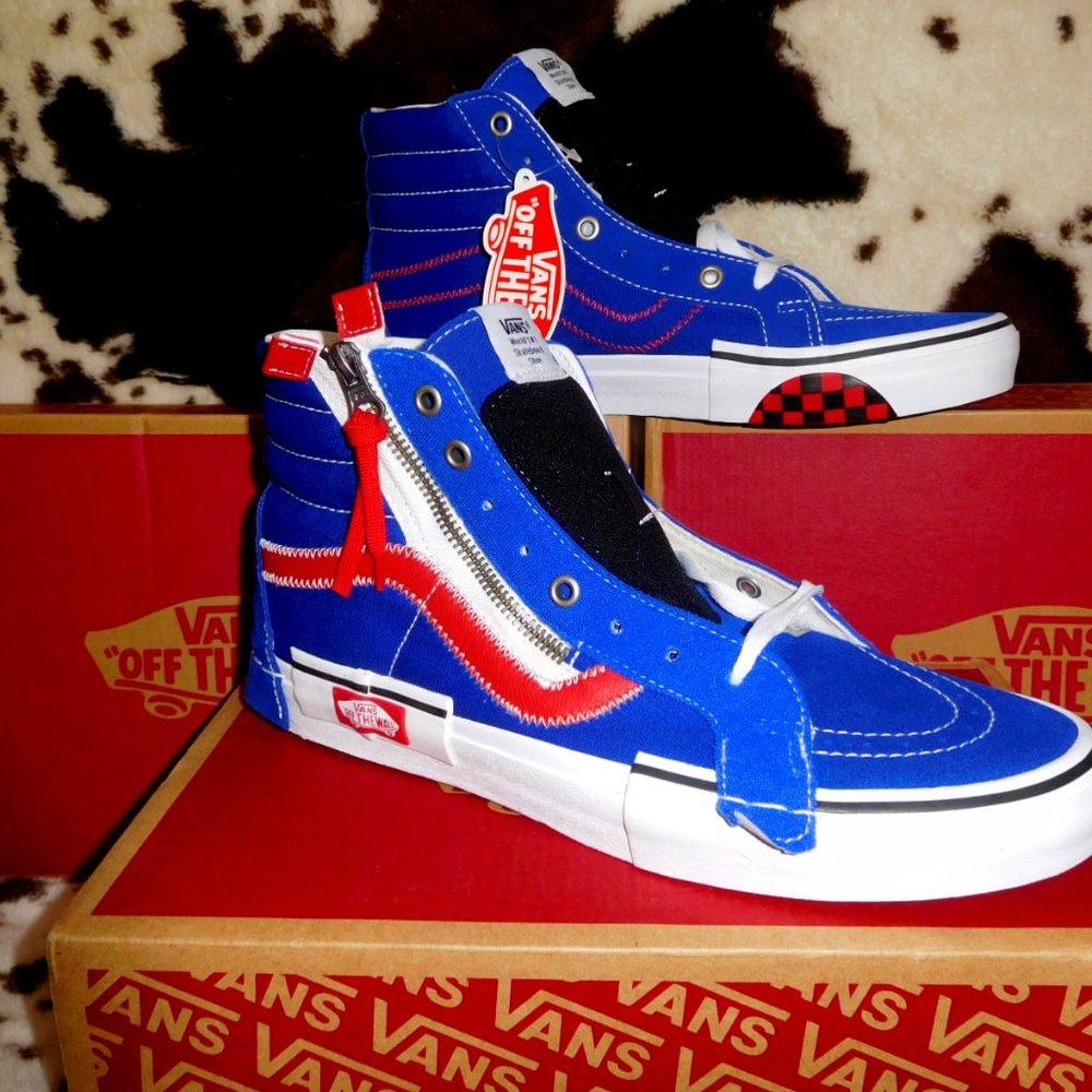 NWT Vans Sk8-Hi OTW Reissue CAP "Surf the Web"